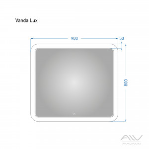 Зеркало Vanda Lux 90 с подсветкой